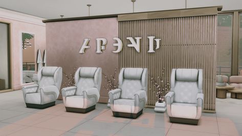 Sims 4 Nails, Lotes The Sims 4, Tiktok Creator, Beauty Chair, San Myshuno, Sims 4 Family, Play Sims 4, Sims 4 House Building, Blush Beauty