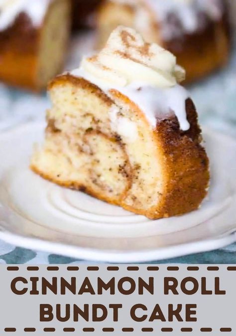 Cinnamon Roll Bundt Cake Cinnamon Roll Bundt Cake, Fried Cheesecake, Bundt Cake Recipe, Bundt Cakes Recipes, Cinnamon Swirl, Cinnamon Roll, Cinnamon Sugar, Bundt Cake, Pound Cake