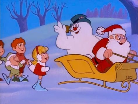 Old Christmas Cartoons, The Snowman Movie, Christmas Cartoon Movies, Snowman Cartoon, Happy Christmas Day, Frosty The Snowman, Cute Christmas Wallpaper, Christmas Shows, Purple Christmas