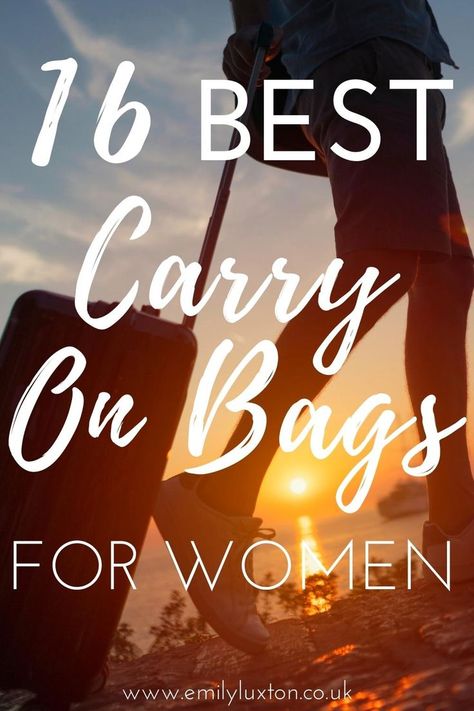 Genuine recommendations from real travellers - some of the very best carry-on/handluggage sized bags for female travellers. Bags, backpacks, and a couple of super lightweight wheeled cases - so there's something for everyone, and they're all cabin bag sized! #carryon #handluggage #travel #packing Carry On Bags For Women, Carry On Bags, Travel Backpack Carry On, Hand Luggage Bag, Best Carry On Bag, Cute Cabins, Carryon Bag, Best Travel Backpack, Carry On Packing