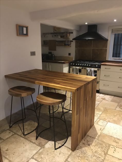 Compact Breakfast Bar, Breakfast Bar Buffet, Reclaimed Wood Breakfast Bar, Breakfast Bar Dining Table, Rustic Breakfast Bar, Breakfast Bar Against Wall, Wall Kitchen Table, Free Standing Breakfast Bar, Kitchen Breakfast Bar Ideas