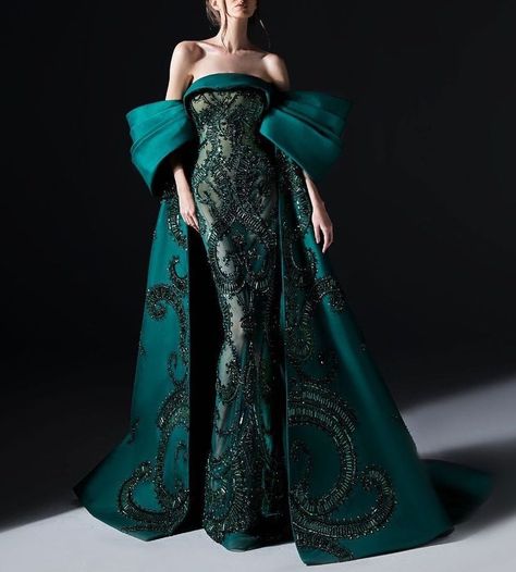 Green Dress, Cape, Spring Summer, Couture, Tumblr, Green, Black, Instagram