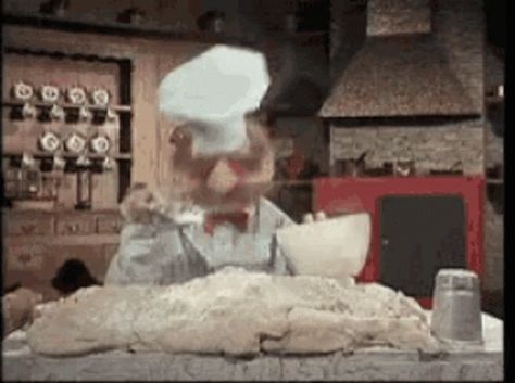 Swedish Chef Baking GIF - SwedishChef Baking Muppet - Discover & Share GIFs Bear Gif, Swedish Chef, Dancing Gif, Cartoon World, Movie Quotes Funny, Cake Videos, Funny Halloween Costumes, Funny Movies, Scanners