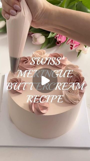 Swiss Buttercream Cake, Buttercream Recipes, Meringue Frosting, Swiss Buttercream, Cake Recepies, Cake Frosting Recipe, Icing Frosting, Cake Artist, Cupcake Icing