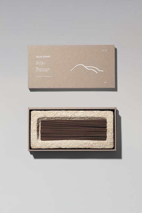 Wabi Sabi Packaging Design, Incense Packaging Design, Packaging Inserts, Incense Packaging, Zulu Zephyr, Japanese Packaging, Hinoki Wood, Modern Packaging, Ceramic Incense Holder