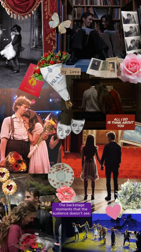 #showmance #vintage #nature #vibes #music #musical #theater #romance Theatre Romance Aesthetic, Showmance Aesthetic, Theatre Couple, Theater Couple, Jo Core, Theatre Jokes, When Youre In Love, Oddly Specific, Nature Vibes