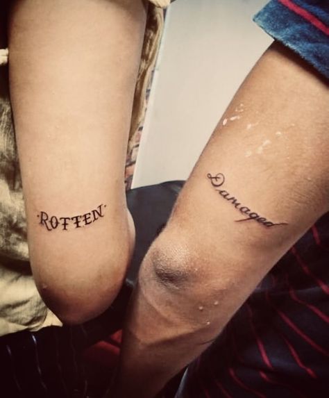 Matching Harley And Joker Tattoos, Harley And Joker Love Tattoo, Joker Couple Tattoo, Small Harley Quinn Tattoo, Joker Tattoos For Women, Harley Quinn And The Joker Tattoo, Matching Tattoo For Couples, Joker And Harley Quinn Tattoo Couples, Joker Inspired Tattoo