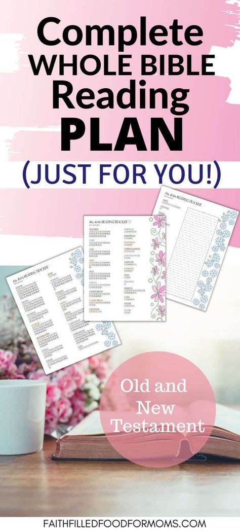 Read through your Bible in a year. Complete Bible Reading Tracker with the Old Testament and the New Testament. 365 Day Bible Reading Plan Free Printable, Bible Reading Tracker, Chronological Bible Reading Plan, Chronological Bible, Encouraging Verses, Bible In A Year, Scripture Gift, Bible Study Plans, Scripture Memory