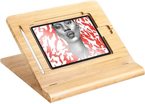 Ipad Holder For Car, Bamboo Drawing, Adjustable Tablet Stand, Huion Tablet, Drawing Ipad, Digital Drawing Tablet, Ipad Pro 3, Ipad Holder, Wooden Organizer