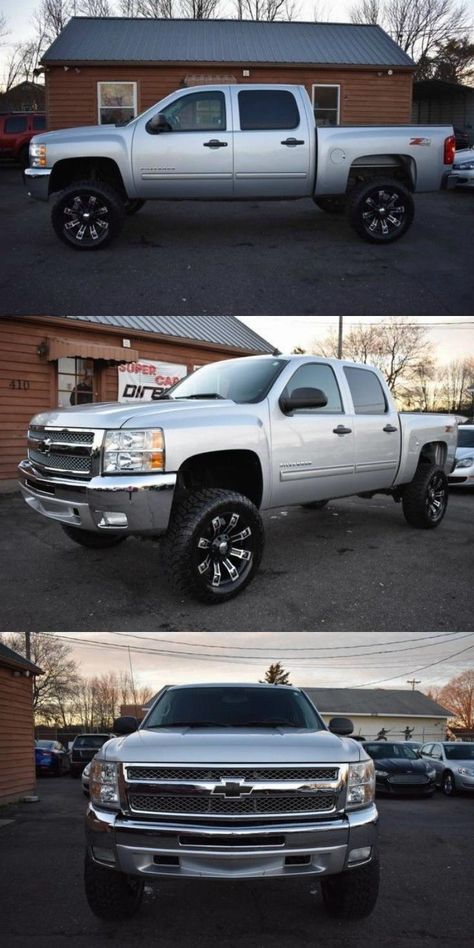 2012 Chevy Silverado 1500 Lifted Trucks, 2012 Chevy Silverado, Lifted Trucks For Sale, Dream Trucks, Lifted Chevy, Lifted Chevy Trucks, Silverado 2500, Chevy Silverado 1500, Black Doors