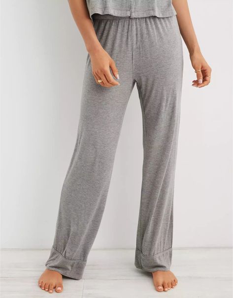 Aerie Real Soft® Pajama Pant Soft Pajama Pants, Cotton Pajama Pants, Aerie Real, Winter Closet, Soft Pajamas, Pajama Pant, Pajama Bottoms, Mens Outfitters, Low Rise