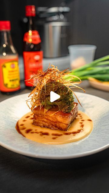 Will Wong on Instagram: "A classic Chinese Dish as seen on Netflix’s newest food series, Culinary Class Wars.

This is Dong Po Rou, also known as Braised Pork Belly.

Ingredients:
Dong Po Rou (4R)
• 2.75 LB (1.25 KG) - Pork Belly
• 2 1/2 Cup (600 ML) - Chinese Rice Wine
• 2 TBSP (30 ML) - Shaoxing Wine
• 5-6 TBSP (75-90 ML) - Dark Soy Sauce
• 2 1/2 TBSP (37.5 G) - Rock Sugar
• 1/4 Cup (60 ML) - Water
• 2 TBSP (30 ML) - Neutral Oil
• 3+3 Slice - Ginger
• 1+1 Stalk - Leek (Green Part+White Part)
• 2 Whole - Star Anise
• 1 Stick - Cinnamon
• 3 Whole - Dry Bay Leaf

Dong Po Rou Mash
• 3 Large - Yukon Potato
• 1/4 Cup (60 ML) - Whole Milk or Heavy Cream
• 1/2 Cup (125 ML) - Dong Po Rou Braising Liquid
• 1 TBSP (15 G) - White Pepper
• 2 TBSP (30 ML) - Kosher Salt (To Taste)

• 2 Piece - Fried Br Braising Liquid, Dried Bay Leaves, Yukon Potatoes, Rock Sugar, Chinese Rice, Culinary Classes, Braised Pork Belly, Braised Pork, Rice Wine