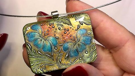 Polymer Creations, Polymer Clay Painting, Polymer Art, Clay Works, Clay Pendants, Polymer Clay Jewelry Tutorials, Jewelry Board, Polymer Clay Tools, Polymer Clay Canes