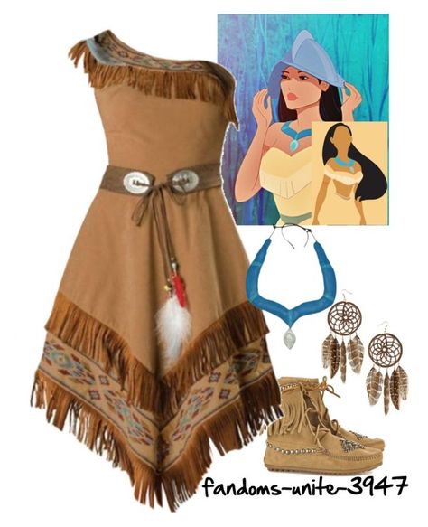 Pocahontas Dress Up, Pocahontas Halloween Costume, Pocahontas Necklace, Pocahontas Outfit, Pocahontas Dress, Pocahontas Disney, Fashion Outfits Summer, Necklace B, Princess Inspired Outfits