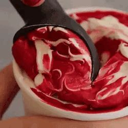 Red Stim Gif, Red Stimboard, Stimboard Gifs, Frozen Painting, Black Ice Cream, Shower Jellies, Instant Snow, Ice Cream Drinks, Glitter Slime