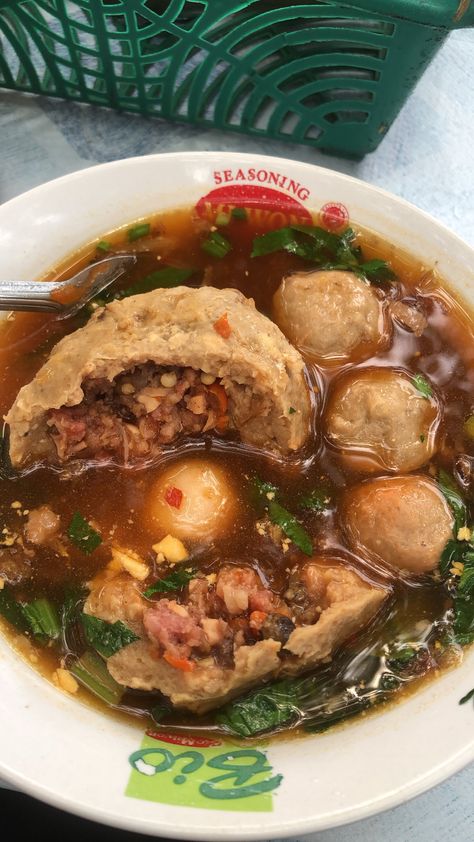 Pap Bakso, Rose Airport, Food Babe, Snap Food, Junk Food, Great Recipes, Seafood, Lunch Box, Food And Drink