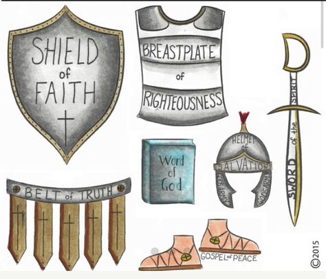 Armour Of God Drawing, Armor Of God Doodle, Armour Of God Printable, Whole Armor Of God Printable, Ephesians 6:10 Armor Of God, Scripture Crafts, God Ideas, Faith Based Art, Bible Doodles