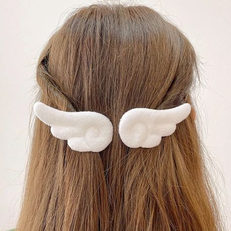 1pair Cute Cartoon Angel Wings Cosplay Hairpins Women Girls Handmade Side Hair Clip Fashion Bobby Pin Barrette Hair Accessories _ - AliExpress Mobile Angel Wings Cartoon, Angel Wings Cosplay, Side Hair Clip, Angel Wings Hair, Cartoon Angel, Wings Cosplay, Hairpin Accessories, Bobby Pin Hairstyles, Angel Hair