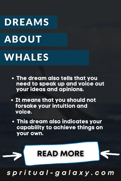 Whale Dream Meaning & Interpretation Whale Spiritual Meaning, Cosmic Goddess, Dream Meaning, Healthy Life Hacks, Magnesium Benefits, The Dating Divas, Dream Symbols, Dream Meanings, A Whale