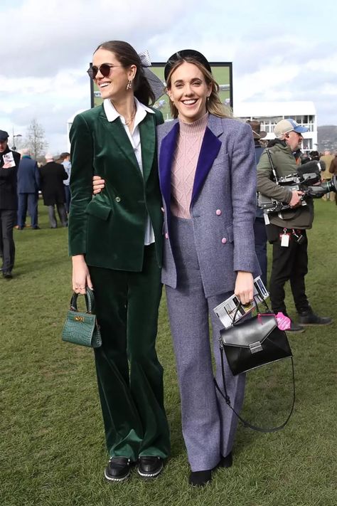 Cheltenham Races Fashion, Old Money Estate, Cheltenham Races Outfits, Cheltenham Races, Autumn Phillips, Race Day Fashion, Race Outfit, Cheltenham Festival, Zara Tindall