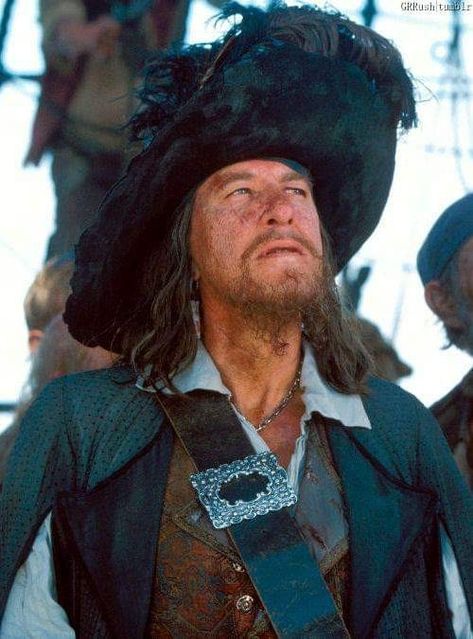 Captain Barbossa, Rush Movie, Geoffrey Rush, Hector Barbossa, Curse Of The Black Pearl, Kaptan Jack Sparrow, The Black Pearl, Theme Parks Rides, Pirate Hats