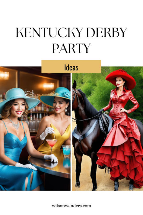 kentucky derby party races horses big hats jockeys dapper attire flags horseshoes bourbon mint julep sweet tea contest bluegrass jazz new original unique fun trending trend trends popular fashionable cheap expensive affordable gift free idea ideas special touching cool stylish easy amazing best most budget perfect practical  fit fits curl up dive deep flex snag spill the tea sick level up make bank lowdown on point lit crib no cap fly dope juice up stacks spicey game boujee screams selfie  vibes Kentucky Derby Aesthetic, Derby Themed Party, Kentucky Derby Party Ideas, Derby Party Ideas, Kentucky Derby Themed Party, Run For The Roses, Kentucky Derby Party, Derby Party, Older Fashion