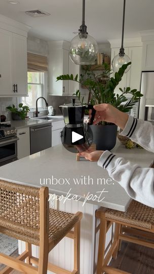 7.3K views · 2.6K reactions | Unbox with me: moka pot! Calling all coffee lovers, if you love espresso, you need an over the stovetop version! You can make multiple cups, stick the espresso in the fridge for iced coffee, or put it in the freezer (shaking it occasionally) for a granita version. So good!

✨Linking this one in my LTK or comment SHOP below to receive a DM with the link to shop this post on my LTK ⬇ https://liketk.it/4SjOe 

#kitchen #kitchendesign #kitchendecor #kitchenrenovation #kitchengadgets #kitchengoals #coffee #coffeebar #espresso | Maria Liberti | James Quinn · Hourglass Moka Pot, Coffee Lovers, Stove Top, Kitchen Renovation, If You Love, Coffee Bar, Iced Coffee, Kitchen Gadgets, Coffee Lover