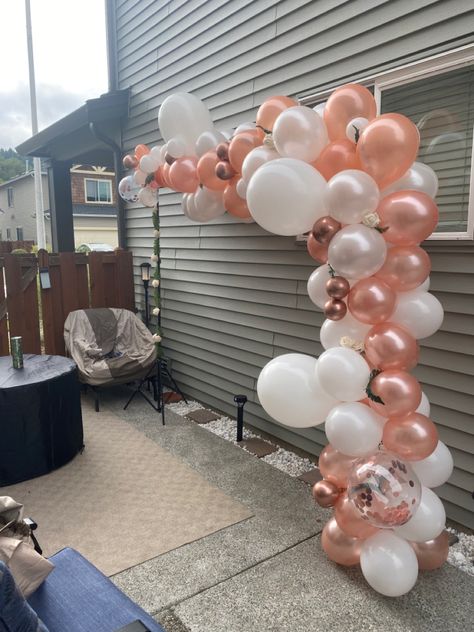 Ballon Arch Photo Booth, Arc Ballons Decoration, Round Arch Decoration Birthday, Metal Arch Backdrop With Balloons, Ballon Arch Entry Way, Balloon Arch Entrance Door, Decorations With Balloons, Ballon Arc, Baloon Decorations Arch Entrance