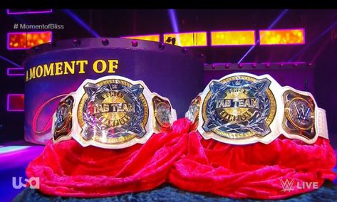 WWE Women’s Tag Team Titles revealed, details on how new champions will be crowned Wwe Women's Championship, Wwe Tag Team Championship, Wwe Belts, Wwe Sasha Banks, Monday Night Raw, Wwe Tag Teams, S Tag, Alexa Bliss, Wwe Girls