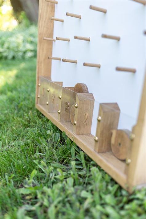 Plinko Board Diy, Diy Plinko, Plinko Board, Plinko Game, Diy Yard Games, Backyard Parties, School Carnival, Project Plan, Yard Games