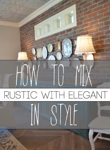 How to Mix Rustic With Elegant in Style Rustic Sheik Decor, Urban Rustic Decor, Vintage Apartment Decor, Urban Cottage, Urban Decor, Rustic Home Design, Hygge Home, Kitchens And Bedrooms, How To Mix