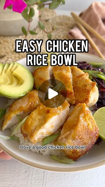 Carmen Spillette on Instagram: "I love a good Chicken Rice Bowl and this one hits every single time. 

All you need is some vegetables or salad, obviously rice because rice is life! 

 🛒 Here’s what you need: 

* Chicken breast (bone-in skin on)
* Green onions (white and green part separated)
* Smashed Garlic
* Avocado oil 

Sesame Sticky Sauce

* Water
* Sweet thai chili sauce
* Rice vinegar
* Sesame oil 
* Oyster sauce
* Soy sauce (or tamari)
* Sriracha 
* Cornstarch

Serve with Rice and Vegetables 

➡️ COMMENT - CHICKEN RICE BOWL - I will DM you the recipe. Full recipe is on my website. 

➡️ https://www.eatwithcarmen.com/asian-chicken-rice-bowl/

#chickenricebowl #ricebowls #ricebowl #easydinner #easydinnerideas" Chicken Avocado Rice, Sweet Thai Chili Sauce, Sweet Thai Chili, Chicken Rice Bowl, Avocado Rice, Sticky Sauce, Rice And Vegetables, Thai Chili Sauce, Chicken Rice Bowls