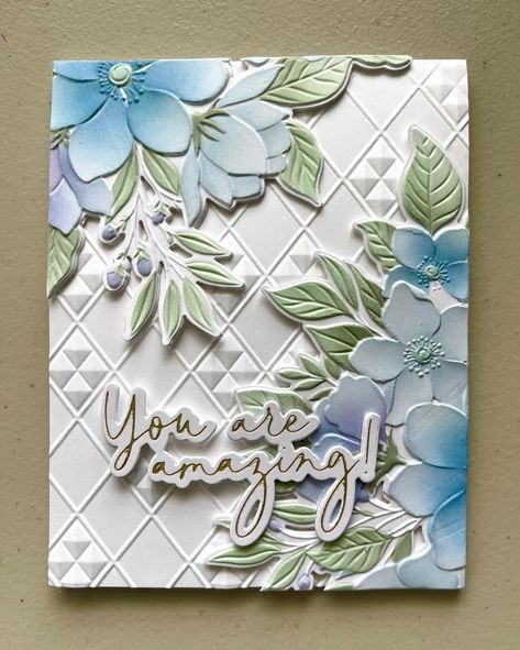 Altenew Fragrant Florals Cards, Altenew Fragrant Florals, Altenew Beautiful Day, Altenew 3d Embossing Folder Cards, Embossed Cards Handmade, Congratulation Cards, Cards For Dad, Boutique Cards, Altenew Cards