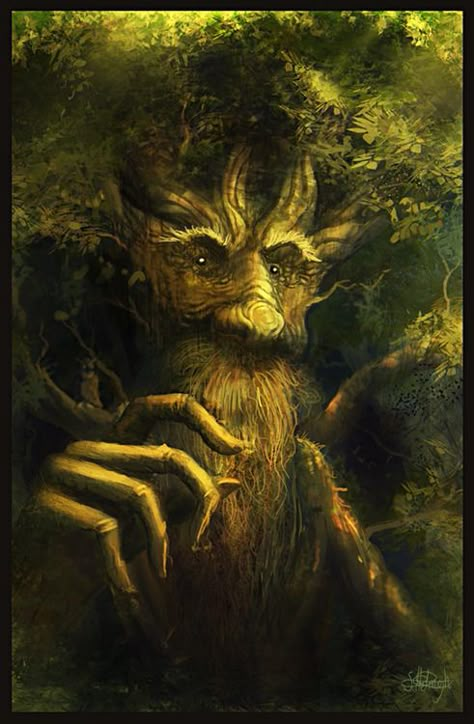 *ENCHANTED TREE Ent Lord Of The Rings, Earth Guardian, Tree Spirits, Enchanted Tree, Middle Earth Art, The Green Man, Tree People, Tolkien Art, Image Nature