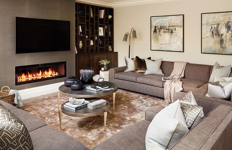 How-to-style-a-luxury-coffee-table Mink Sofa, Sophie Paterson Interiors, Sophie Paterson, Cosy Lounge, Cosy Living Room, Sofa Living Room, Brown Living Room, Sofa Living, A Living Room