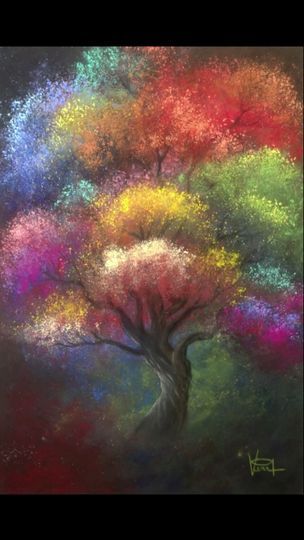 181K views · 2.2K reactions | Rainbow Tree Easy Art For Beginners Medium: Soft pastels on pastelmat paper | DRAWING PENCIL | DRAWING PENCIL · Original audio Easy Art For Beginners, Chalk Pastel Art, Soft Pastels Drawing, Soft Pastel Art, Art For Beginners, Rainbow Tree, Acrylic Painting Tips, Oil Pastel Art, Easy Art