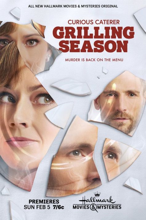 Hallmark Movies & Mysteries Hannah Swensen, Andrew Walker, New Hallmark Movies, Christmas Movies On Tv, Family Christmas Movies, Hallmark Mysteries, Seasons Posters, Best Mysteries, Grilling Season