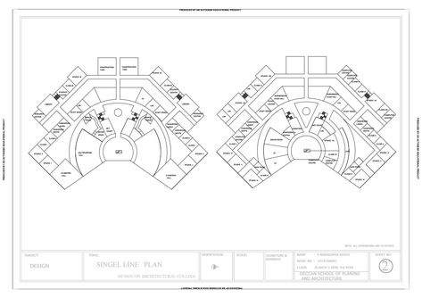 Single Line Plan Architecture, Architecture College Plan, Architecture Sheets, Architecture College, Institute Design, College Architecture, Sound Room, Wallpapers Cartoon, Staff Room