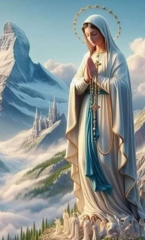 Holy Mary Wallpaper, Virgin Mary Background, Guardian Angel Images, Mary Jesus Mother, Mother Mary Pictures, Mary Images, Virgin Mary Art, Jesus Mother, Mother Mary Images