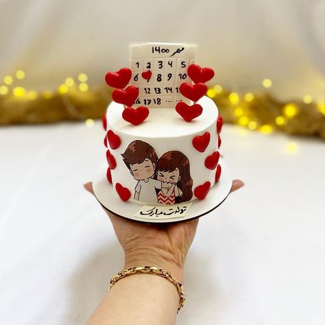 love cake em 2022 | Bolo de namorado, Bolo dia dos namorados, Belos bolos de aniversário Valentines Cakes And Cupcakes, Birthday Cake For Boyfriend, Anniversary Cake Designs, Cake For Boyfriend, Happy Anniversary Cakes, Birthday Cake For Husband, Cake For Husband, Mini Torte, Simple Cake Designs