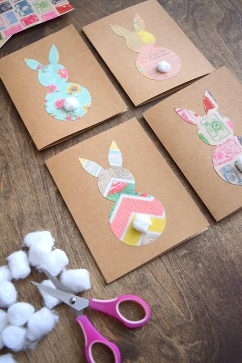 Diy Easter Cards, Easter Bunny Cards, Bunny Cards, Easter Cards Handmade, Cute Easter Bunny, Easter Humor, Easter Art, Easter Greetings, Easter Activities