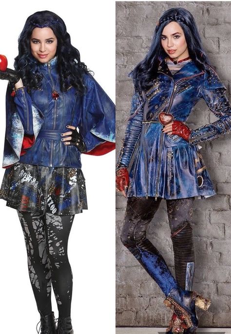 Evie from descendants and descendants 2 Descendants Outfit Ideas, Evie From Descendants, Mal Descendants Costume, Descendants Mal, Evie Descendants, Descendants Costumes, Costume Disney, Valentine Diy, Descendants 2