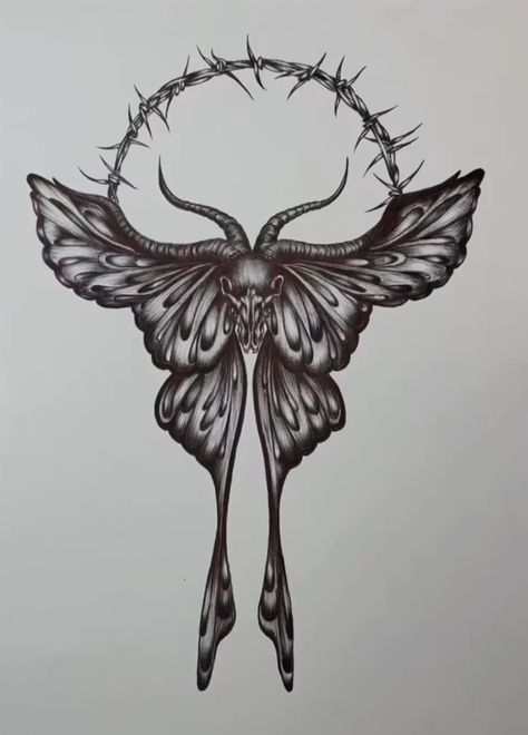 Gothic Moth Tattoo, Gothic Moth, Skull Sleeve Tattoos, Skull Sleeve, Deaths Head Moth, Moth Tattoo, Horror Tattoo, Diy Clothes Design, Small Tattoos For Guys