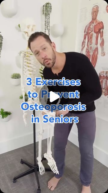 Bone Strengthening Exercises, Bone Density Exercises, Osteoporosis Exercises, Osteoporosis Prevention, Bone Strengthening, Exercise Ideas, Bone Loss, Knee Exercises, Strong Bones