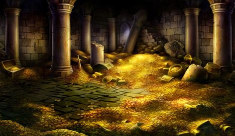 Treasure Room - Pictures & Characters Art - Dragons Crown Treasure Room, Giant Bomb, Crown Art, Dragons Crown, Pirate Art, New Background Images, Level Design, Fantasy Castle, Fantasy Places