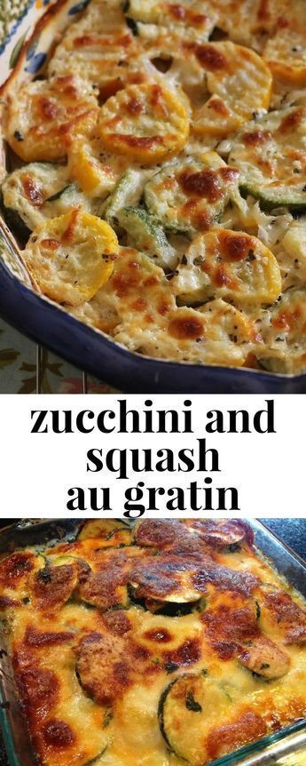 Zucchini & Squash Au Gratin Squash Au Gratin, Zucchini And Squash, Easy Summer Side Dishes, Summer Side Dish, Squash Casserole, Summer Side Dishes, Yummy Casseroles, Veggie Side Dishes, Squash Recipes