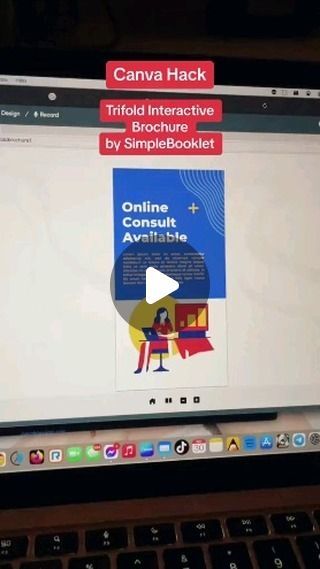 Canva on Instagram: "Comment "Me" If you want to get Canva templates bundle! 
Create an interactive Trifold Brochure using SimpleBooklet. 🦋💫 #simplebooklet #simplebookletdesign #canva #canvaph #socialmediamarketi ng #socialmediamanager #digitaldesig #trending #graphicdesign #virtualas sistant #va" Digital Brochure Design Layout, Canva Brochure Ideas, Digital Brochure Design, Digital Brochure, Free Business Logo, Canva Tutorials, Mentor Program, Brochure Design Layout, Trifold Brochure Design