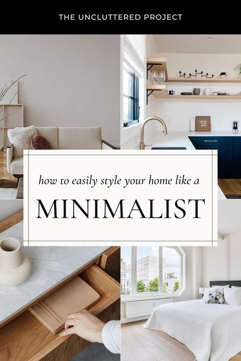 Minimalist Style- Budget Friendly Decorating Tips - The Uncluttered Project Beautiful Minimalist Home, Becoming Minimalist, Minimal Furniture, Modern Minimalist Home, Minimalism Lifestyle, Simple Interior, Budget Friendly Decor, Minimalist Room, Free Tips