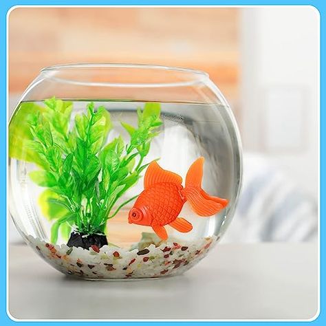 Amazon.com : Fish Tank Decorations, Artificial Aquatic Plants and Artificial Fishes Floating Decorations for Small Aquarium, Plastic Fake Fish,Turtles,Goldfish,Tropical Fish for Fish Bowl Decoration (25 Pcs) : Pet Supplies Fake Fish Bowl, Fish Bowl Decorations, Small Aquarium, Floating Decorations, Fish Tank Plants, Pinterest Party, Aquarium Decor, Aquarium Decorations, Fish Tank Decorations