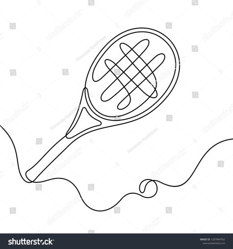 Tennis Doodle Art, Tennis Racket Tattoo, Tennis Doodle, Tennis Tattoo Ideas, Yearbook Doodles, Tennis Tattoo, Tennis Shirts Designs, Tennis Drawing, Tennis Ideas